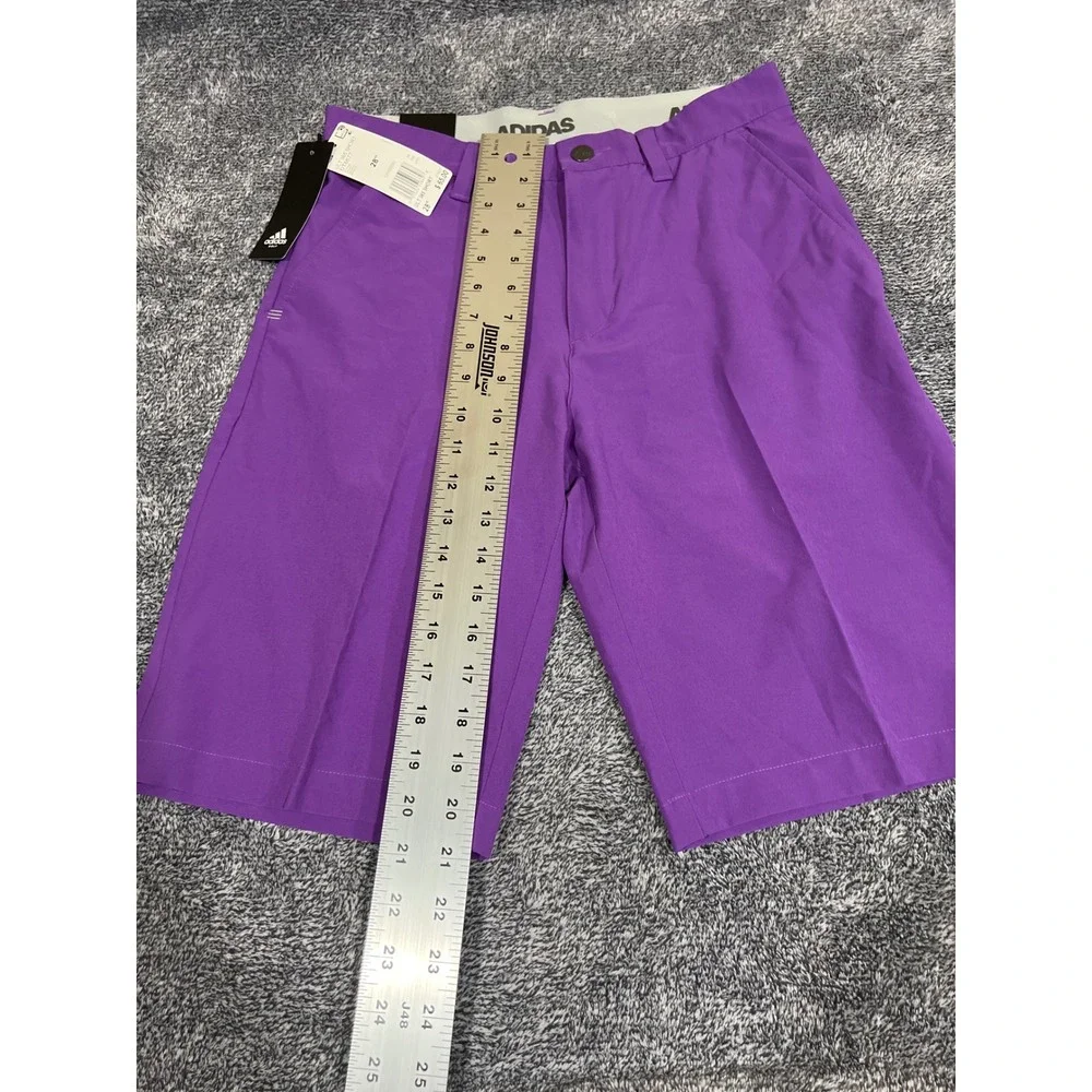 Adidas Golf Ultimate365 Shorts Mens 28 Purple DT6677 Performance Stretch